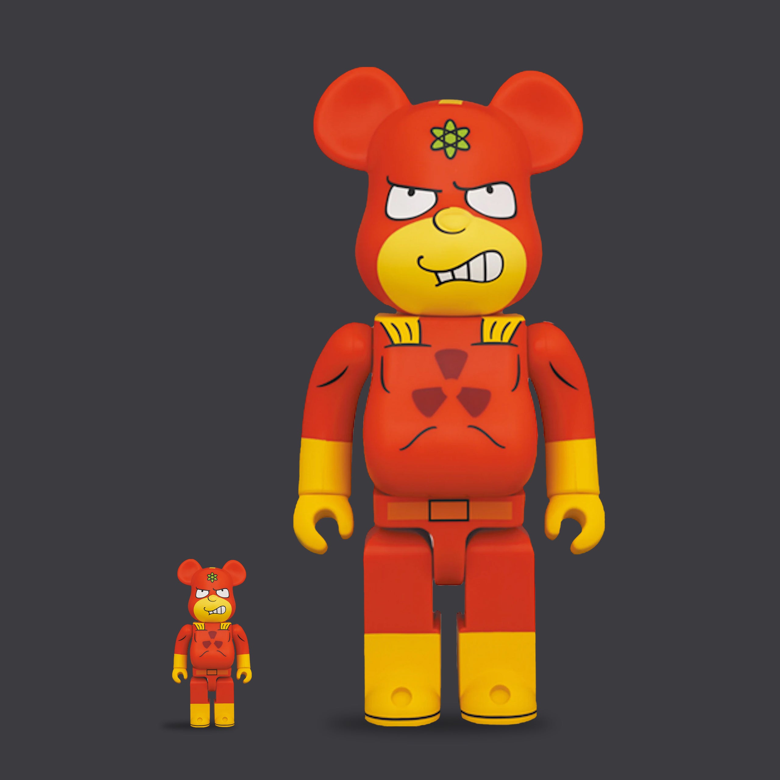 BEARBRICK 400% THE SIMPSONS RADIOACTIVE MAN 2-PACK – Dolly Noire